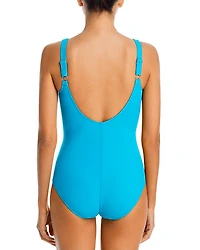 Essentials Embrace Crossover One Piece Swimsuit