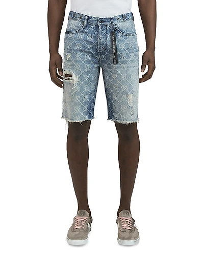 Prps Ueda Raw Edge Distressed Denim 11 Shorts