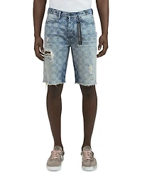 Prps Ueda Raw Edge Distressed Denim 11 Shorts