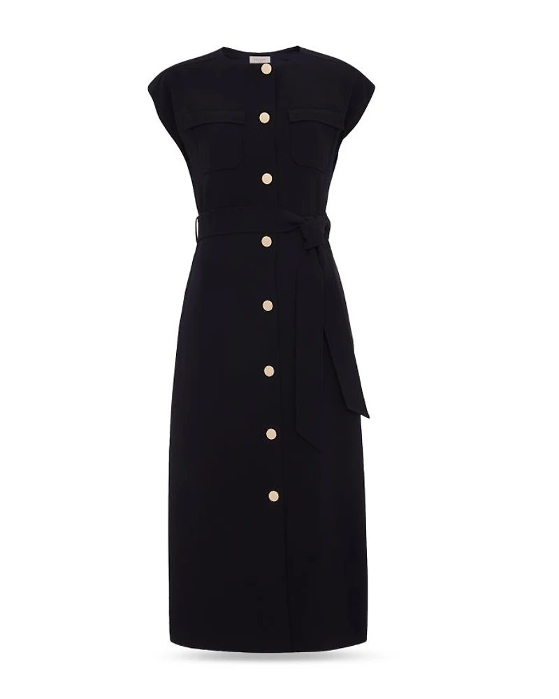Tania Tie Waist Shirtdress