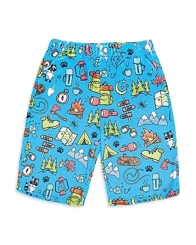 Iscream Boys' Camp Out Plush Shorts - Little Kid, Big Kid