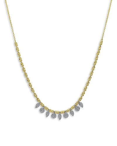 Meira T 14K Yellow Gold Dainty Diamond Charm Necklace, 18