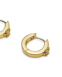 Kira Crystal Huggie Hoop Earrings