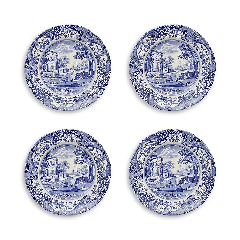 Spode Blue Italian Salad Plate, Set of 4