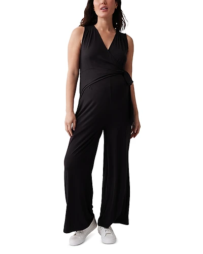 Ingrid & Isabel Maternity Sleeveless Knit Jumpsuit
