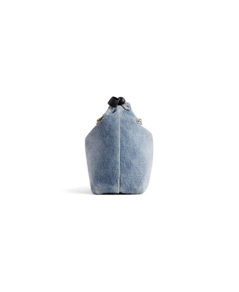 Crush Small Tote Bag Denim
