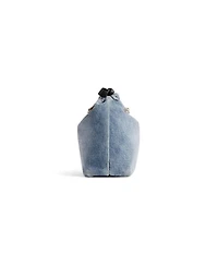 Crush Small Tote Bag Denim