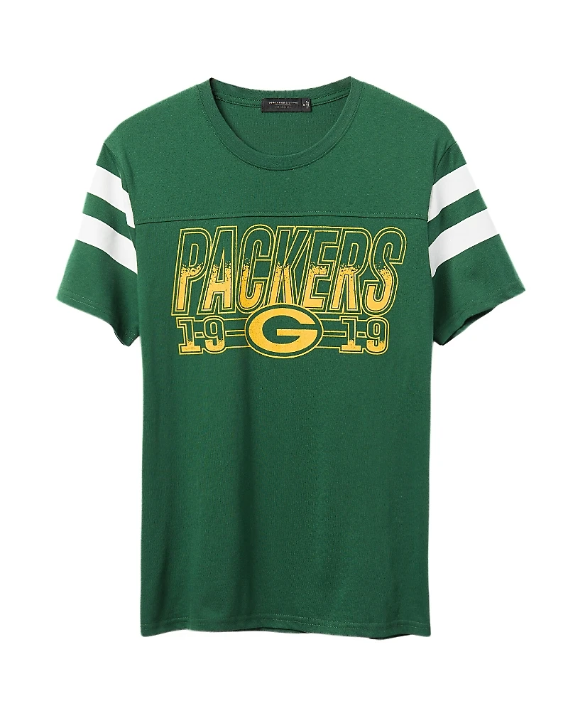 Junk Food Clothing Unisex Nfl Green Bay Packers Gridiron Tee