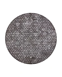 Feizy Asher 8638766F Round Area Rug, 8' x 8'