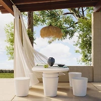Margot Faux Plaster Indoor / Outdoor Concrete Stool