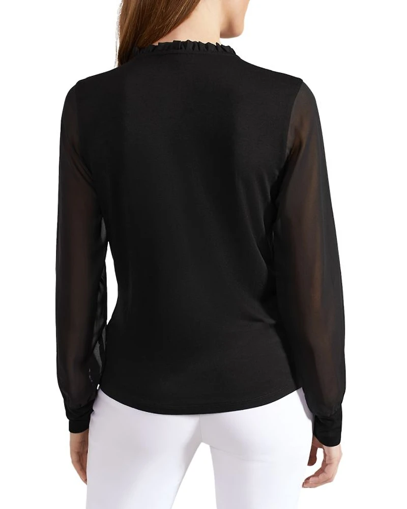 Talisa Frill Neck Cardigan