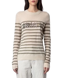Source Cashmere Striped Sweater