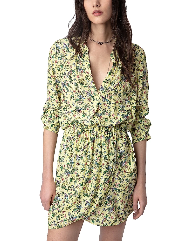 Zadig & Voltaire Rinka Floral Mini Dress