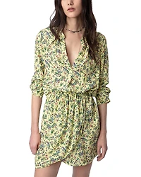 Zadig & Voltaire Rinka Floral Mini Dress