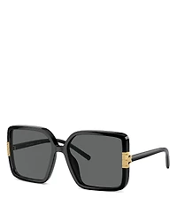Tory Burch Flat Eleanor Square Sunglasses
