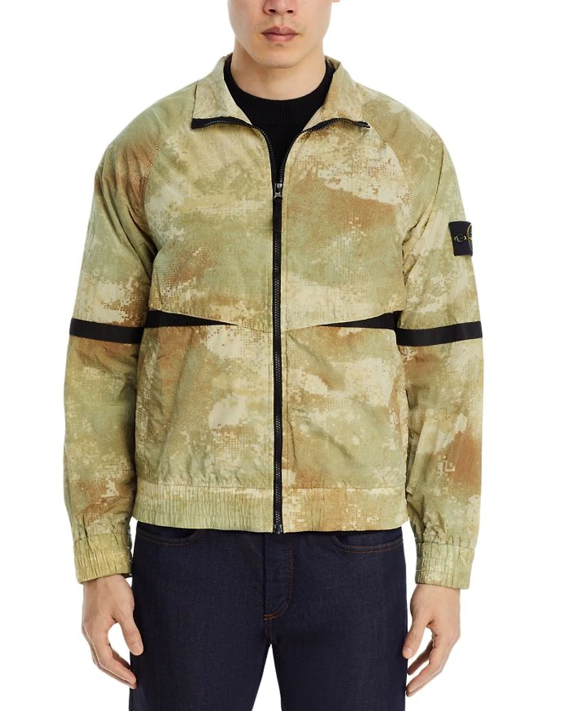 Regular Fit Pixelated Camo Jacket