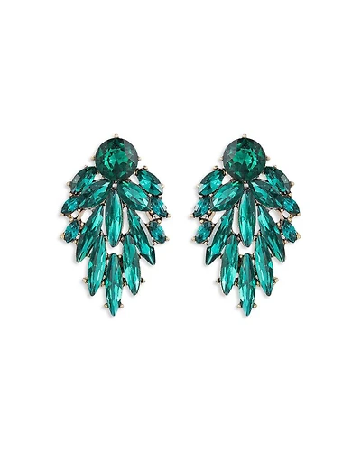 Cry Me A River Crystal Cluster Drop Earrings