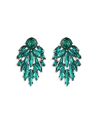 Cry Me A River Crystal Cluster Drop Earrings