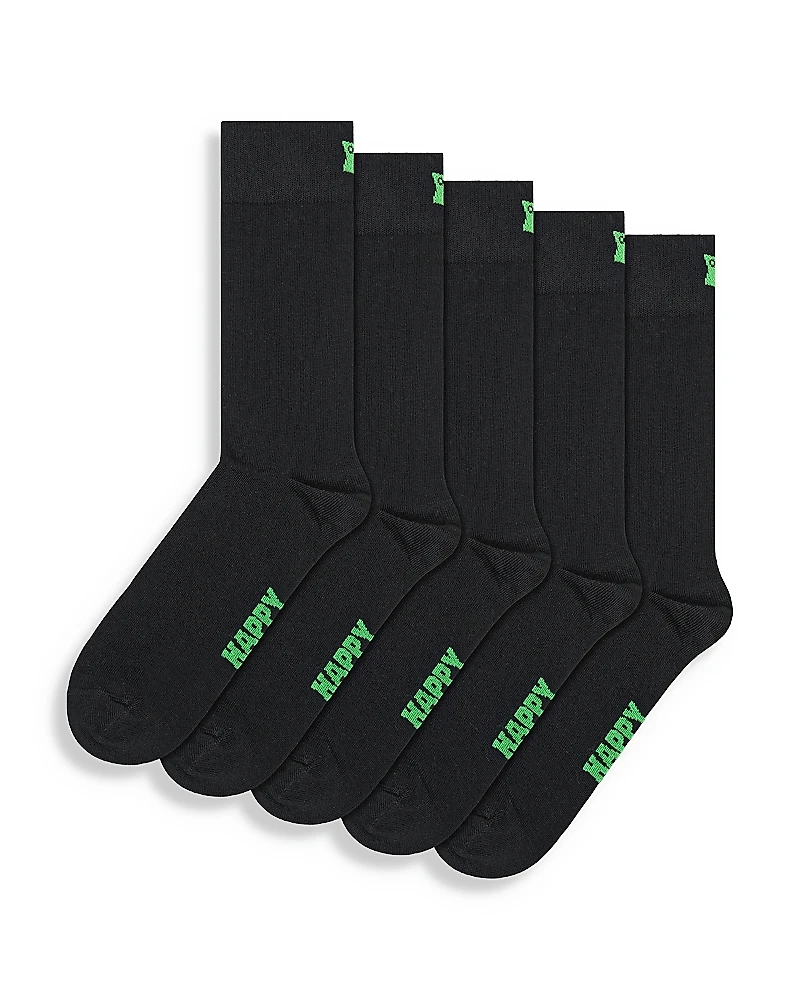 Happy Socks Solid Crew Socks