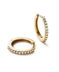Ana Luisa 10K Gold Lab Grown Diamond Huggie Hoops