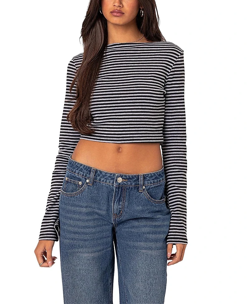 Edikted Charlee Striped Top