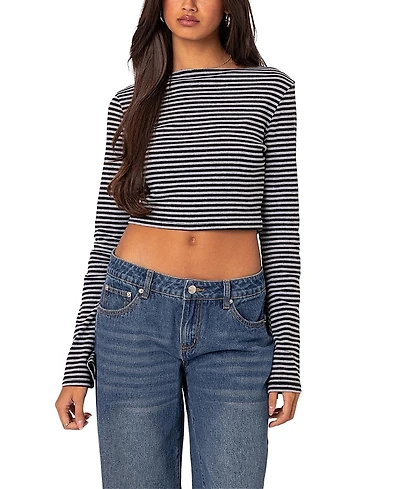 Edikted Charlee Striped Top