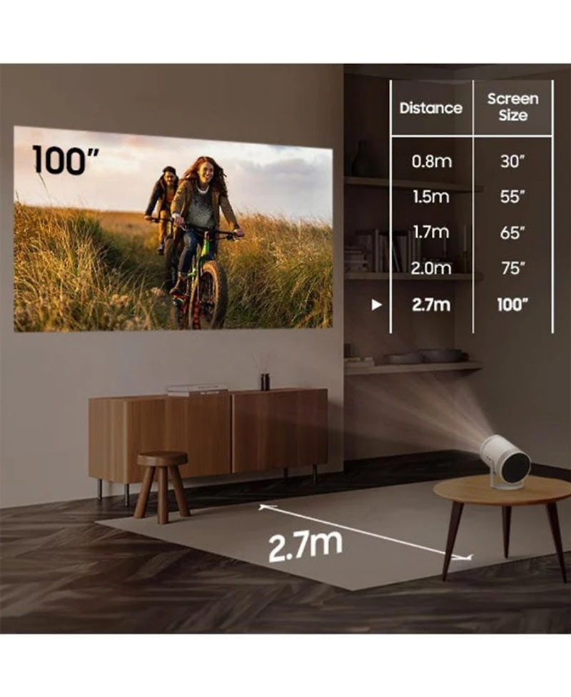 The Freestyle 2nd Gen Smart Projector with Gaming Hub