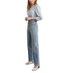 Limited Leigh Straight Leg Jean Light Wash