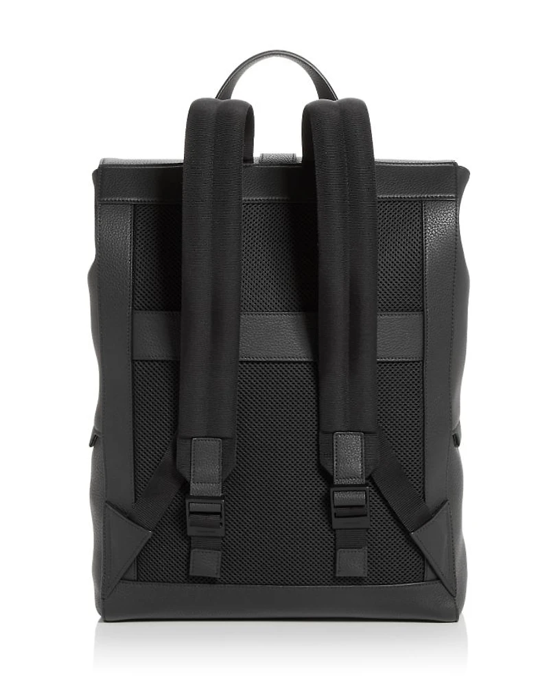 Gancini Buckle Leather Backpack