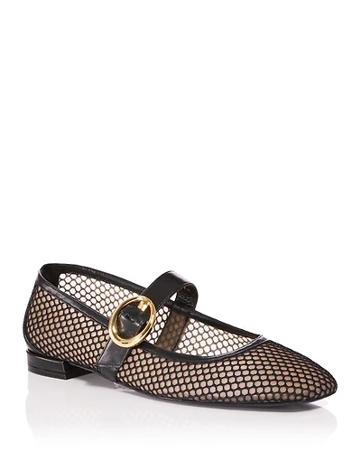 Women's Arabella Mesh Mary Jane Ballet Flats