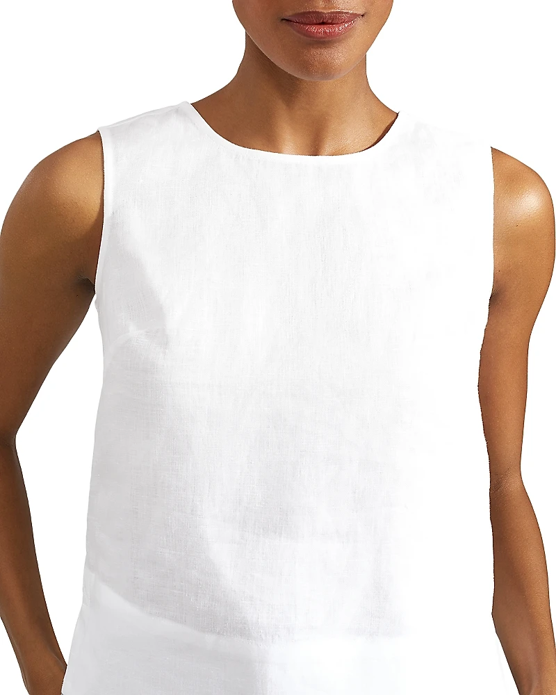 Hobbs London Malindi Linen Sleeveless Top