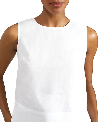 Hobbs London Malindi Linen Sleeveless Top