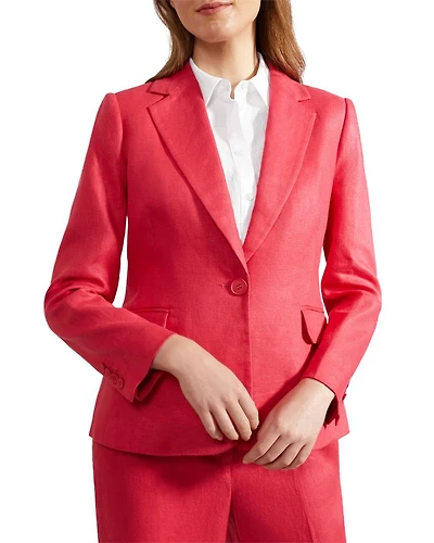 Mirabel Linen Single Breasted Jacket