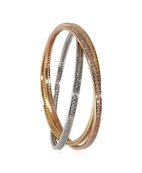 Trinity 18K 3 Tone Gold Bracelet