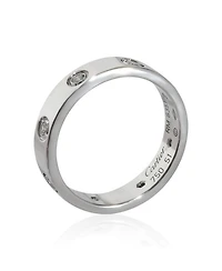 Love 18K White Gold Wedding Band