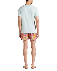 Tahiti Flowers Cotton Logo Tee