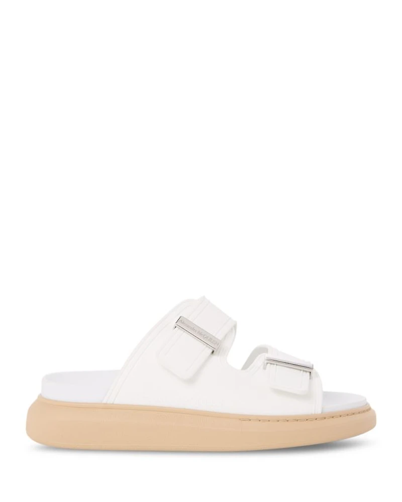Women's Buckled Slide Sandals