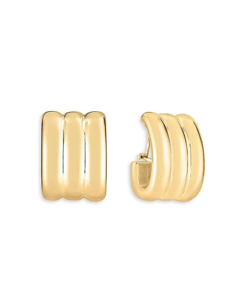 Roberto Coin 18K Yellow Gold Bold Gold Oro Classic Hoop Earrings