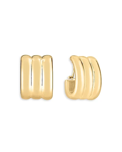 Roberto Coin 18K Yellow Gold Bold Gold Oro Classic Hoop Earrings