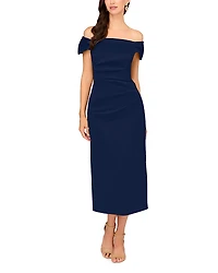 Aidan Mattox Off The Shoulder Sheath Dress