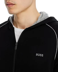 Mix & Match Cotton Blend Full Zip Hooded Jacket