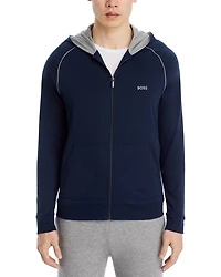 Mix & Match Cotton Blend Full Zip Hooded Jacket