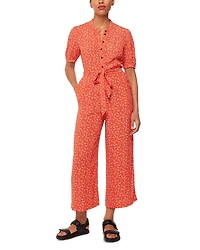 Micro Floral Jumpsuit