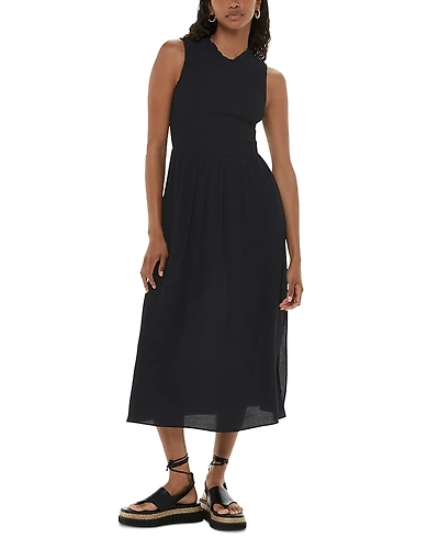 Whistles Heidi Shirred Bodice Dress