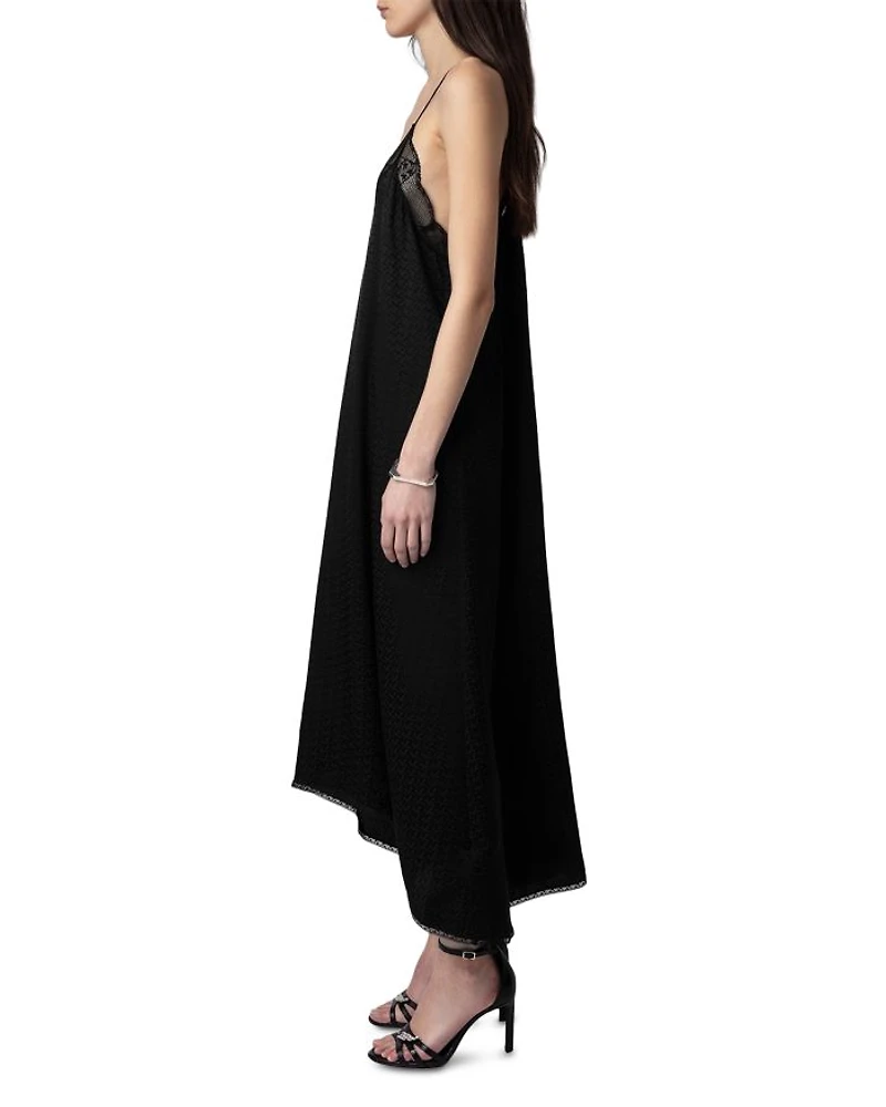 Risty Silk Jacquard Dress