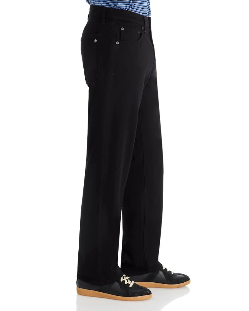 Fit 4 Authentic Stretch Straight Jeans Black