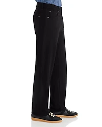 Fit 4 Authentic Stretch Straight Jeans Black
