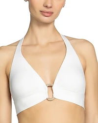Robin Piccone Margot O Ring Halter Bikini Top