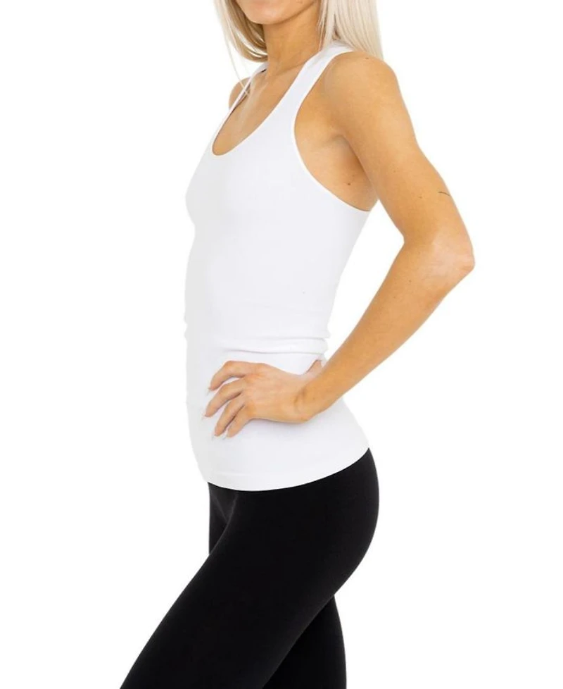 Bundle of Two Teen Ribbed Racer Back Juniors Tank Top - Big Kid