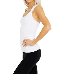 Bundle of Two Teen Ribbed Racer Back Juniors Tank Top - Big Kid
